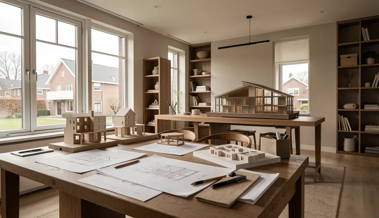 Portret of atelier van het team van Studio Havik Architecten in Rotterdam