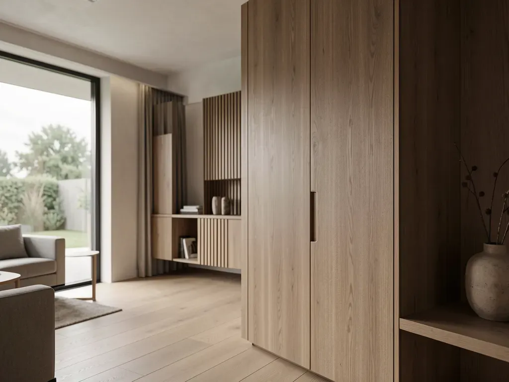 Detail van een door Studio Havik ontworpen woning in Rotterdam, rustig daglicht